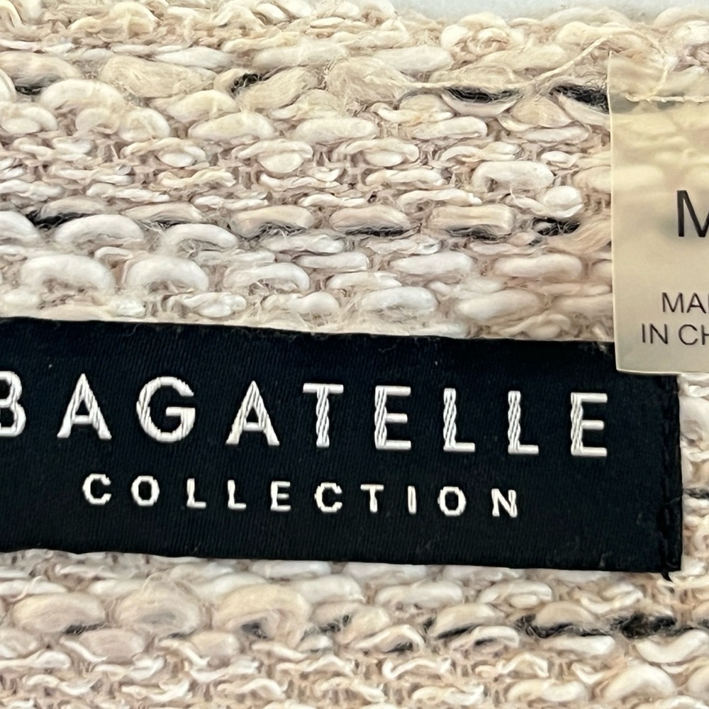 Bagatelle Collection Cream Textured Jacket - Picture 4 of 6